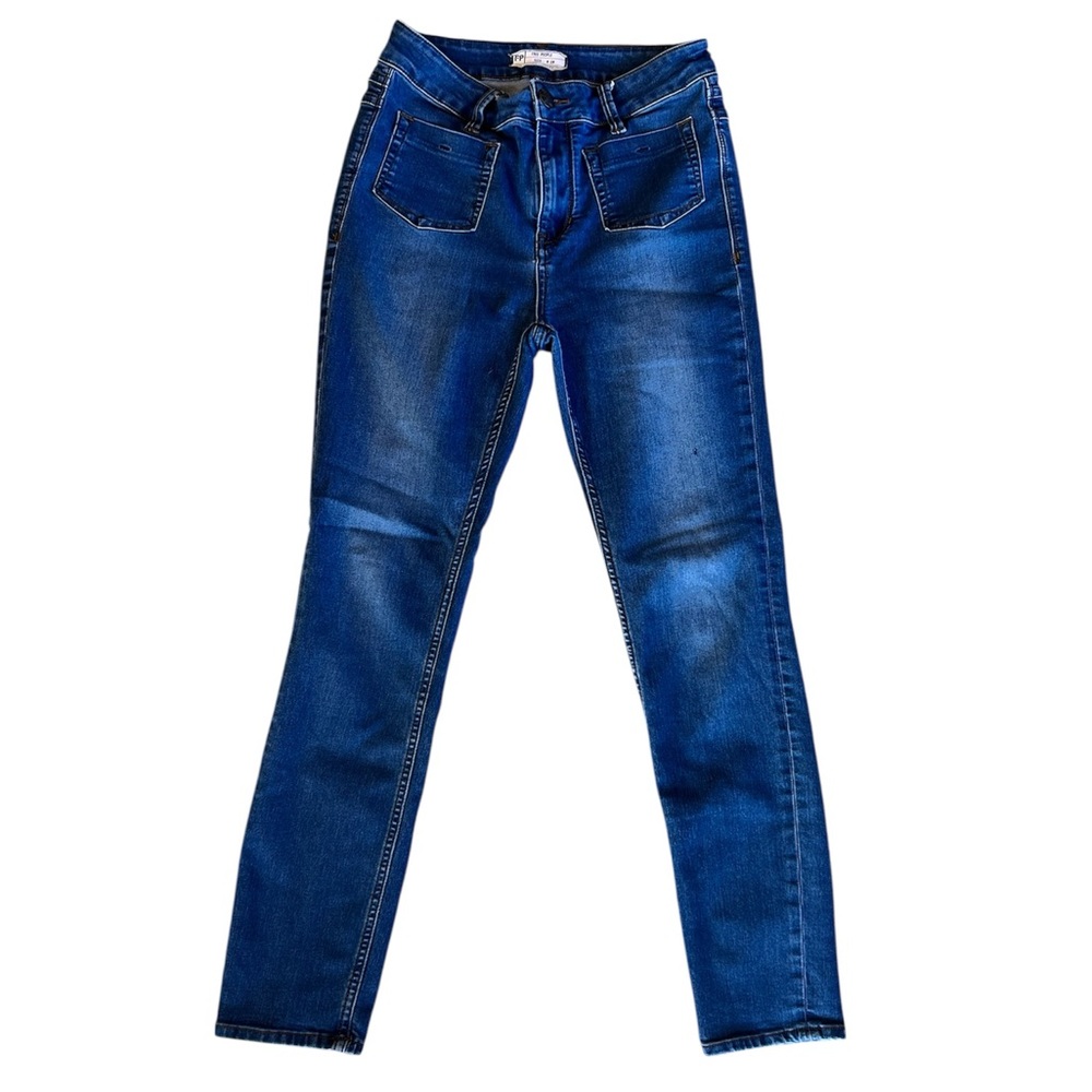 Free People Classic Blue Denim